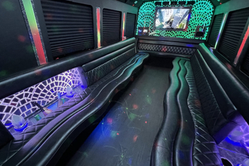 Buckeye Limo Bus Interior