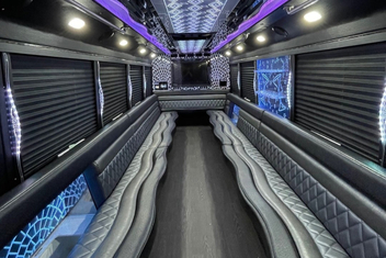 Buckeye Party Bus Interior